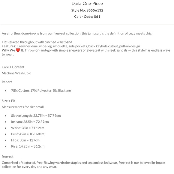 NWT Free People flawed Darla One Piece Sweater Jumpsuit in Mahogany brown $98 - Picture 5 of 7